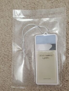 Dolce & Gabbana light blue car/air freshener